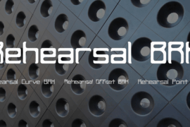 Rehearsal BRK Font Family