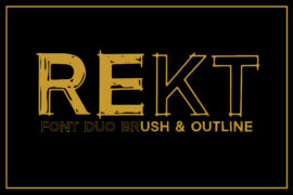 Rekt Free Personal Font