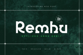Remhu Personal Use Font Family