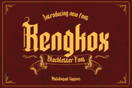 Rengkox Font