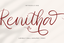 Renitha Demo Font