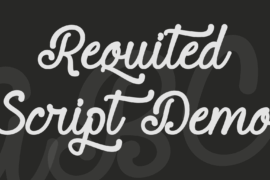 Requited Script Demo Font