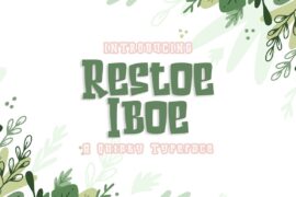 Restoe Iboe Font