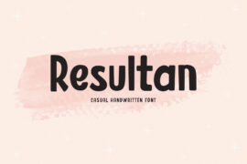 Resultan Font