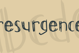 Resurgence Font