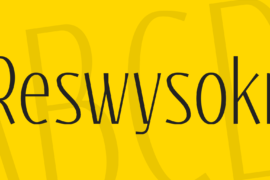 Reswysokr Font