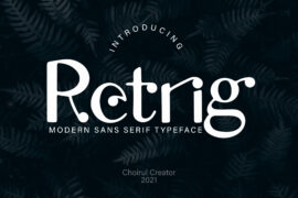 Retrig Font