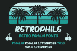 Retrophile Font Family