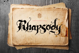 Rhapsody Black Letter Font
