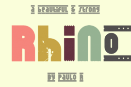 Rhino Font Family