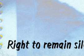 Right to remain silent Font