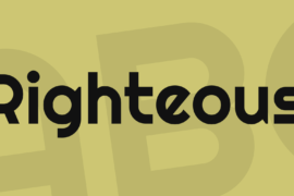 Righteous Font