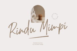 Rindu Mimpi Font