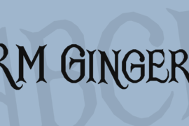 RM Ginger Font