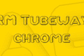 RM Tubeway chrome Font