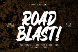 Road Blast! Font