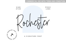Rochester Signature Font