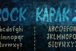 ROCK KAPAK 2 Font