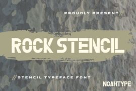 Rock Stencil Demo Font Family