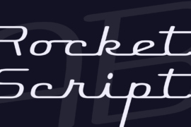 Rocket Script Font