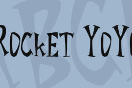 Rocket YoYo Font