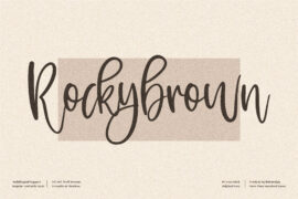 Rockybrown Font Family