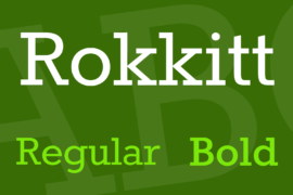 Rokkitt Font Family
