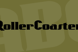 RollerCoaster Font