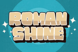 ROMAN SHINE Font