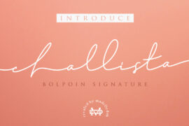 Romance Challista Font