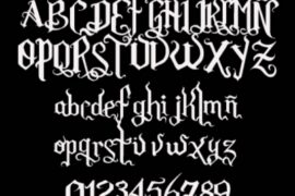 Romance Fatal Goth Font Family