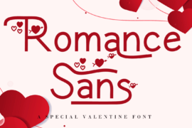 Romance Sans Font