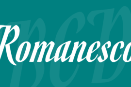 Romanesco Font