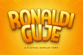 RONALDI GUJE Font