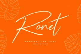 Ronet DEMO Font