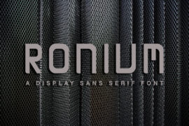 RONIUM Demo Font