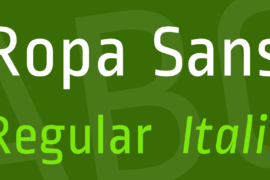 Ropa Sans Font Family