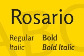 Rosario Font Family
