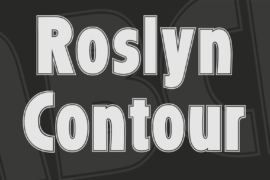 Roslyn Contour Font