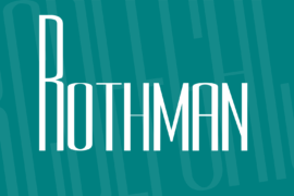 Rothman Font