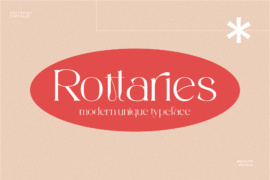 Rottaries Font