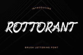Rottorant Demo Font