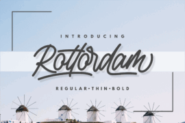 Rottordam Font Family
