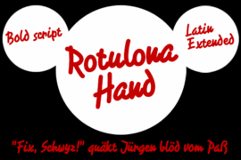 Rotulona Hand Font