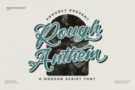 Rough Anthem Font Family