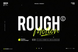 Rough Motion Font Family