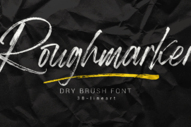 Roughmarker Font
