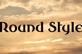 Round Style Font Family