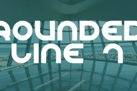 Rounded Line 7 Font