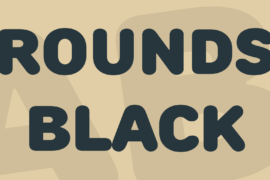 Rounds Black Font